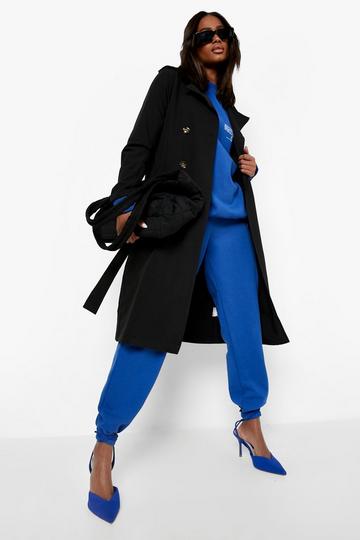 Belted Trench Coat black
