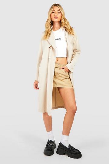 Belted Trench Coat camel
