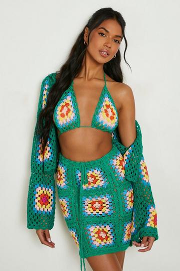 Premium Crochet Bralet green
