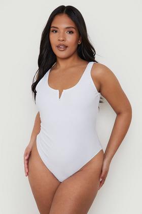 Buy Black High Neck Mesh Tummy Control Swimsuit from the Next UK
