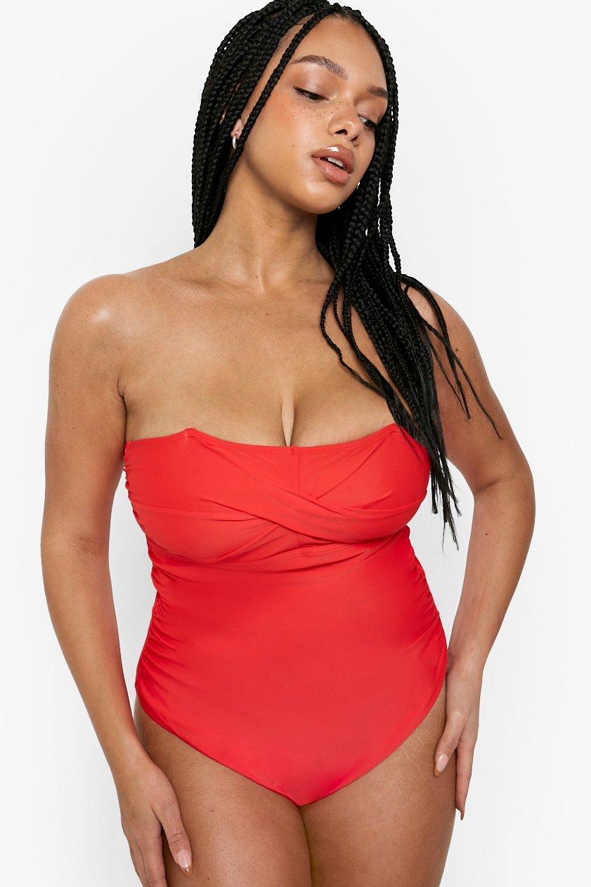 tummy control swimwear boohoo