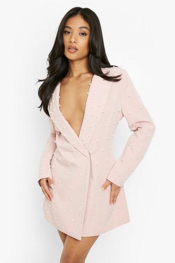 Blush pink wedding guest dresses | Blush dresses for weddings | boohoo UK