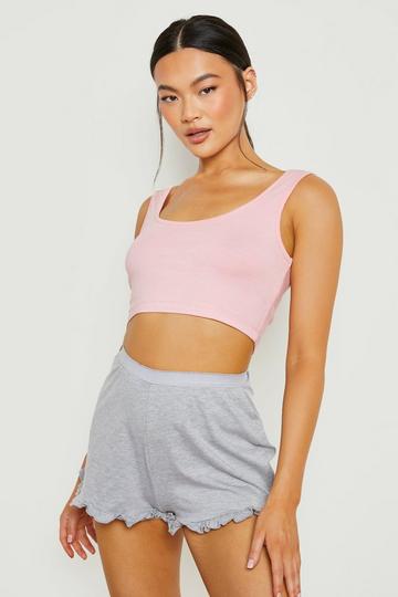 Frill Mix & Match Short grey marl