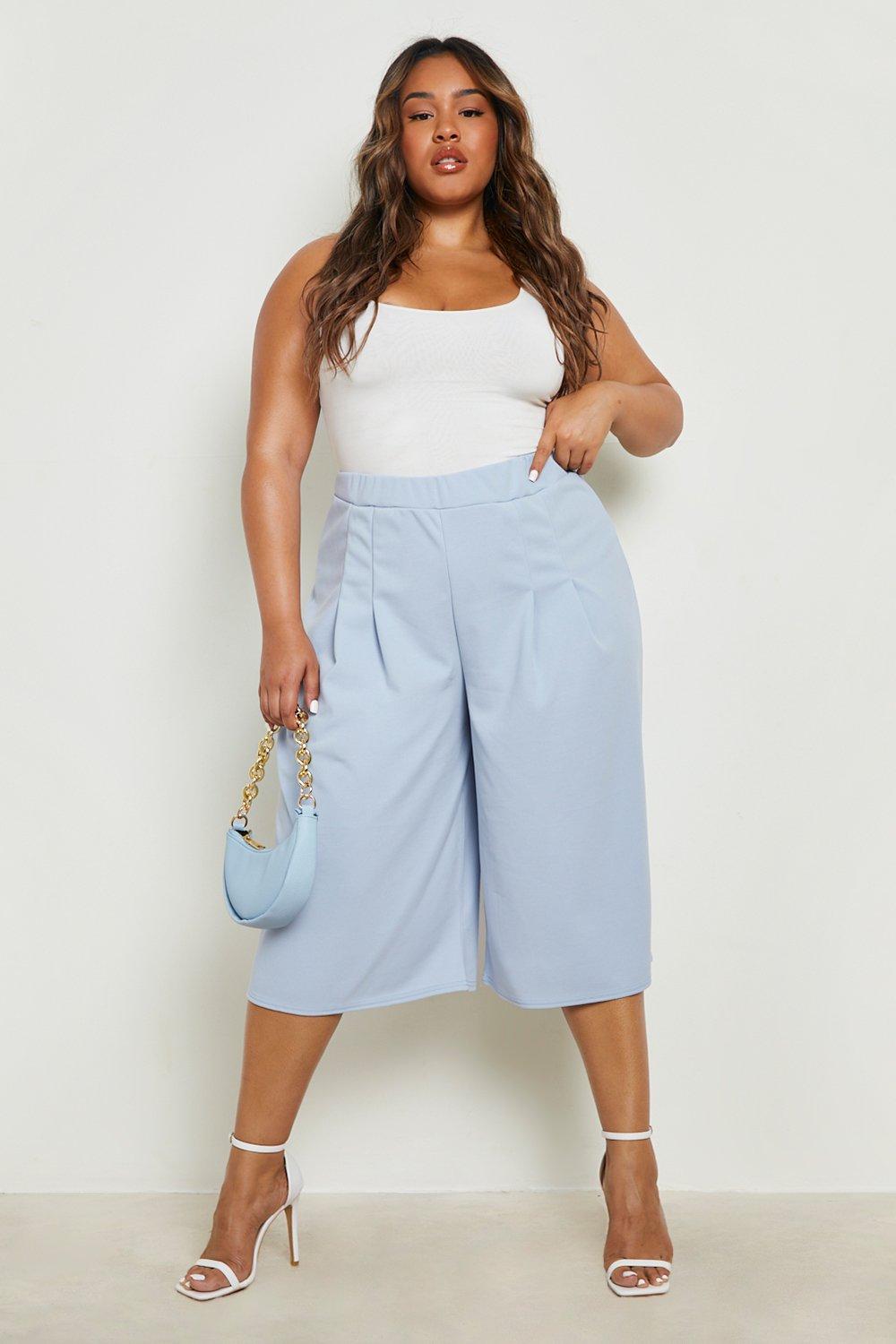 culotte jeans plus size