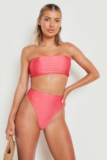 Mix & Match High Leg Bikini Brief pink