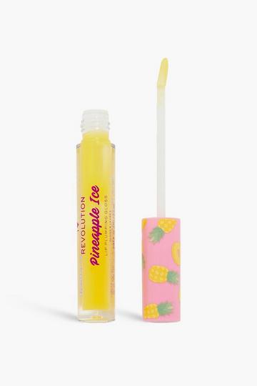 Clear I Heart Revolution Tasty Pineapple Ice Plumping Gloss Freeze
