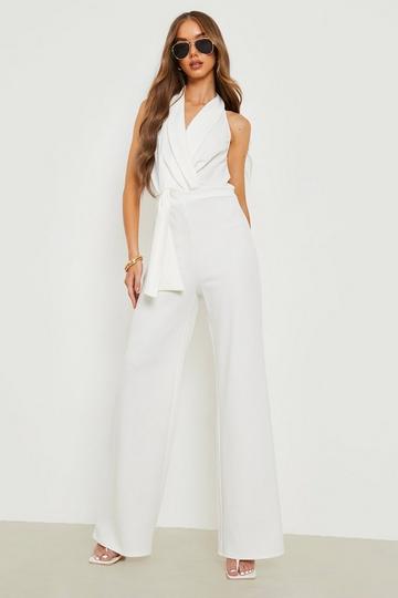 Ivory jumpsuits | boohoo UK