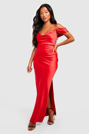 Cold shoulder maxi dresses | boohoo UK