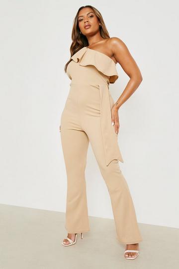 One shoulder jumpsuits