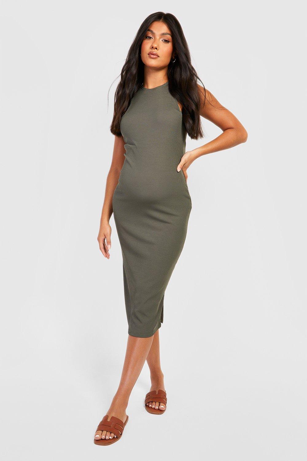 Khaki cheap bodycon dress