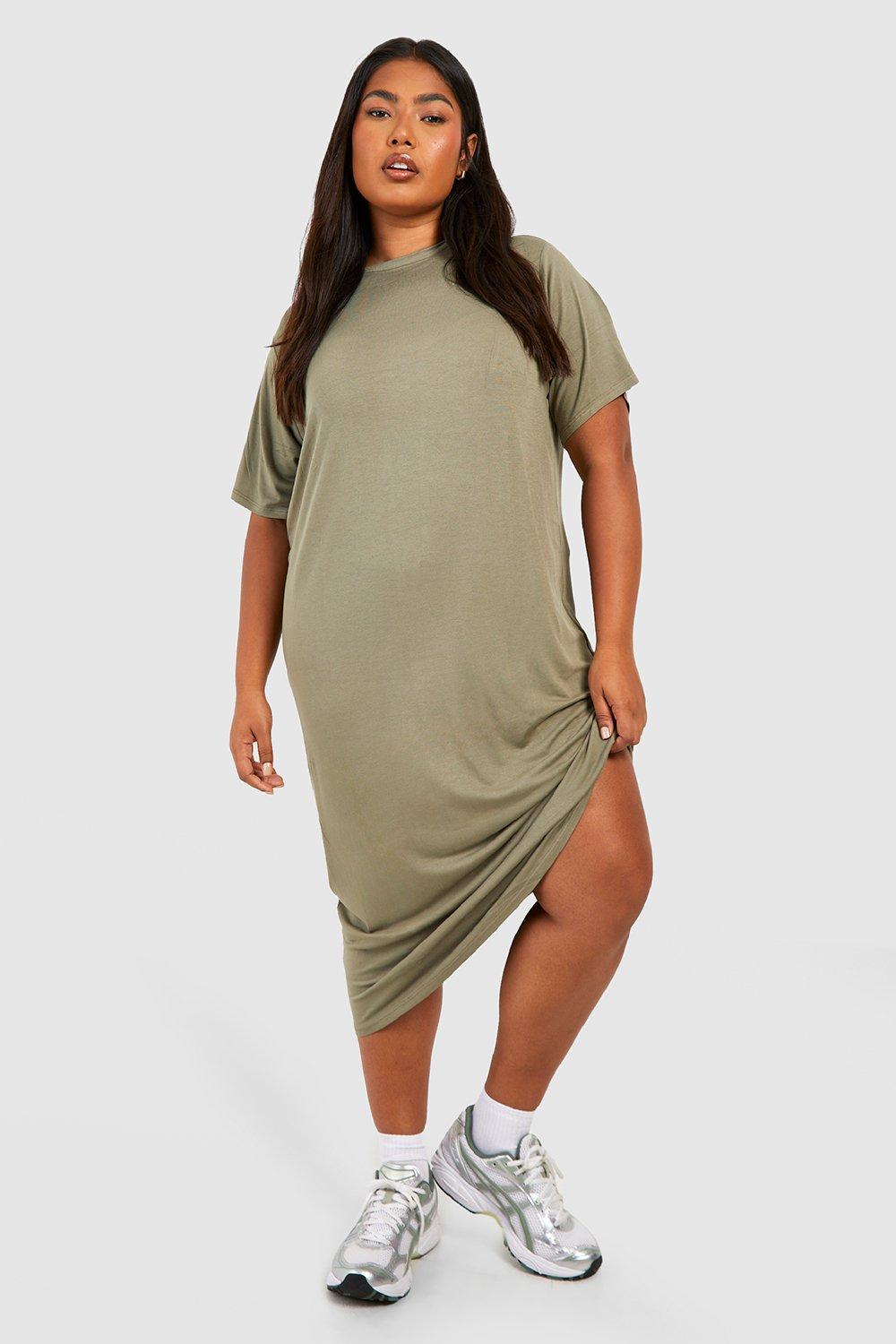 Oversized camo shop t shirt dress