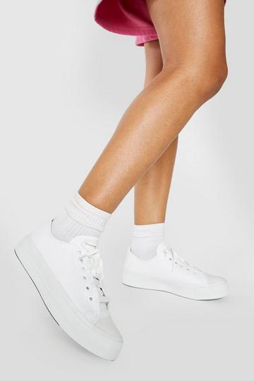 Chunky PU Low Top white