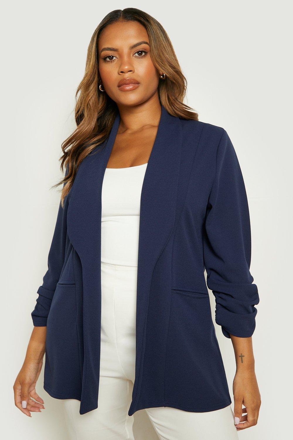 blue women's blazer