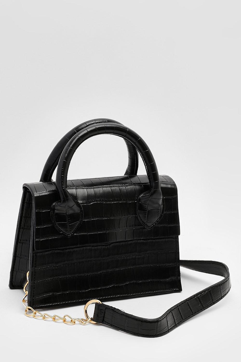 Black handbags for women black handbags boohoo UK