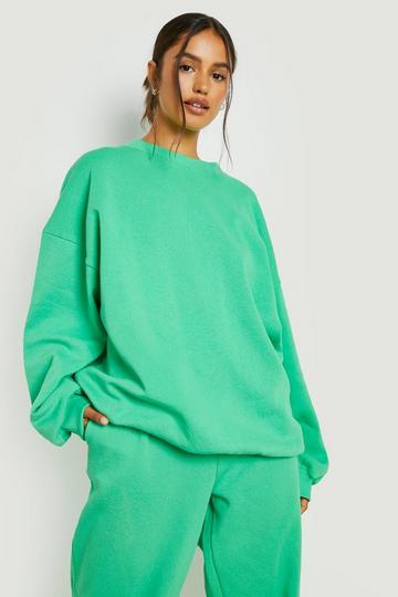 Basic Oversized Sweater green