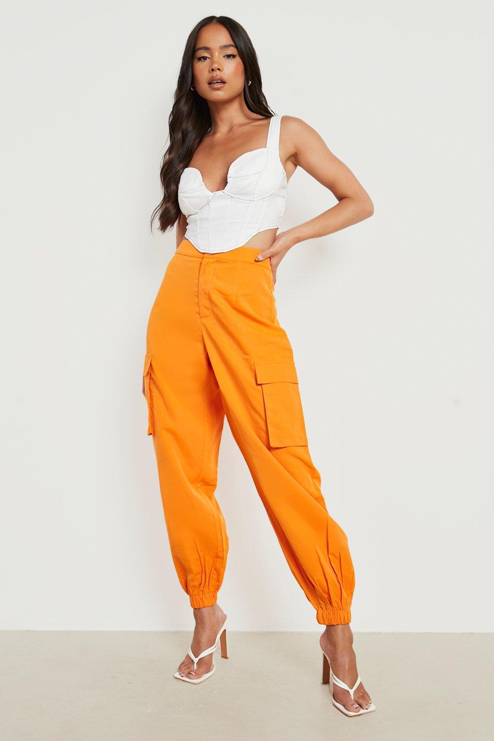 bright orange trousers