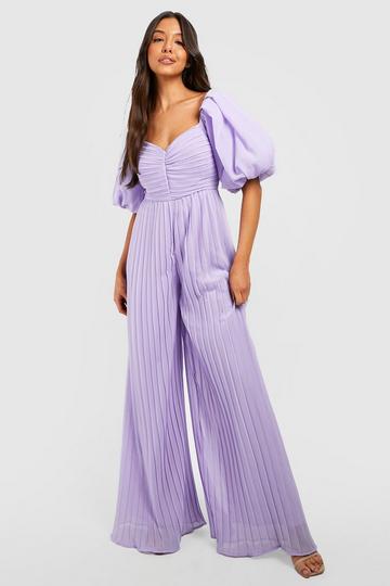 Dark Lavender Jumpsuit Gown
