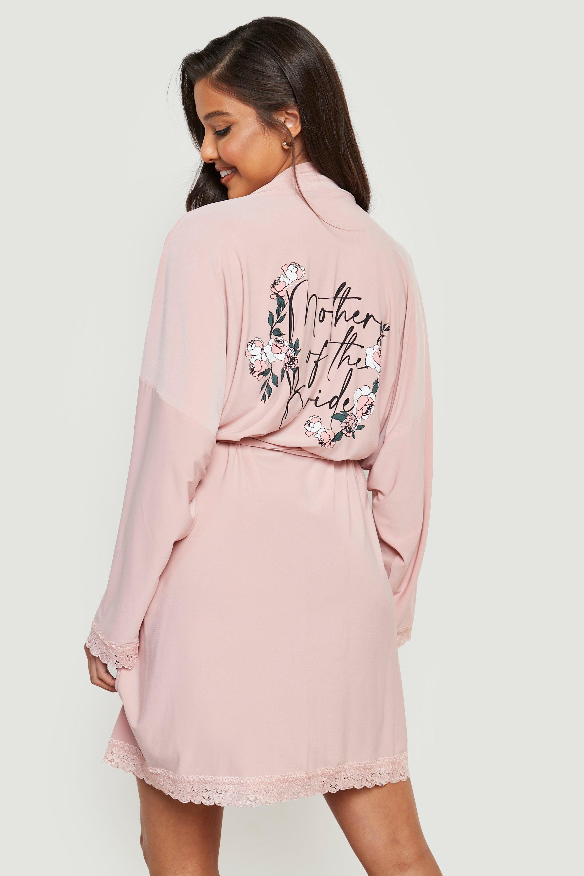 Boohoo silk dressing on sale gown