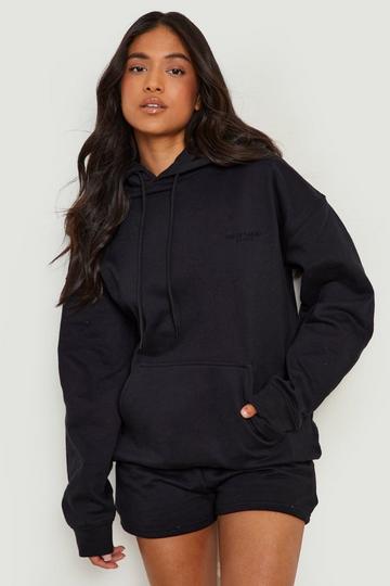 Black Petite Dsgn Studio Hoody Short Tracksuit