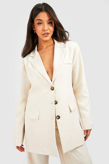 Ecru blazers | boohoo UK