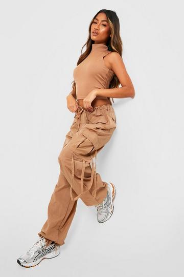 Cargo pants with belt | boohoo UK Cargo Pants With Belt | Boohoo Uk