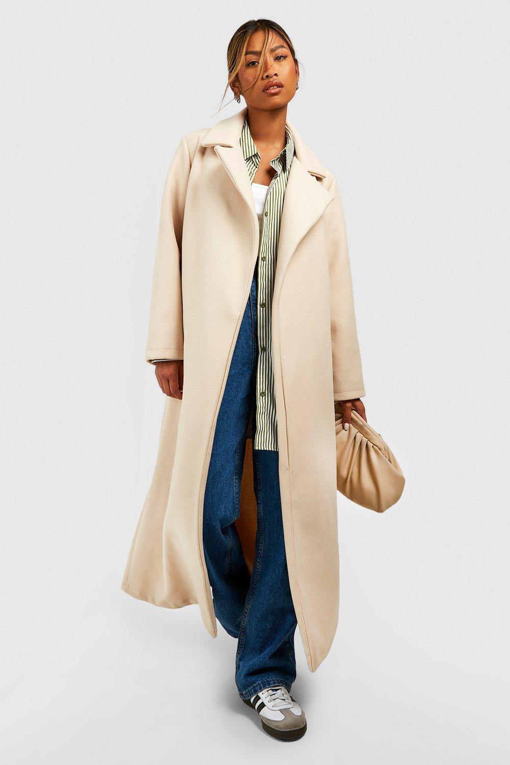 Wool Look Duffle Coat | boohoo