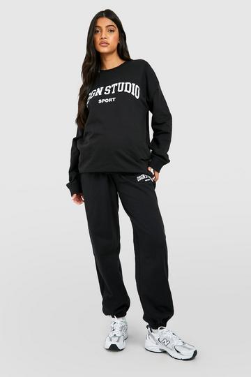 Black Maternity Dsgn Studio Printed Tracksuit