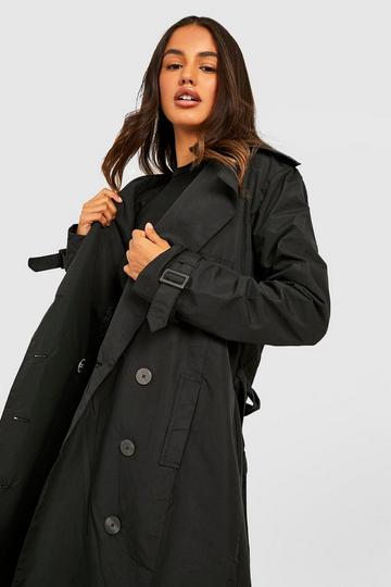 Belted Trench Coat black