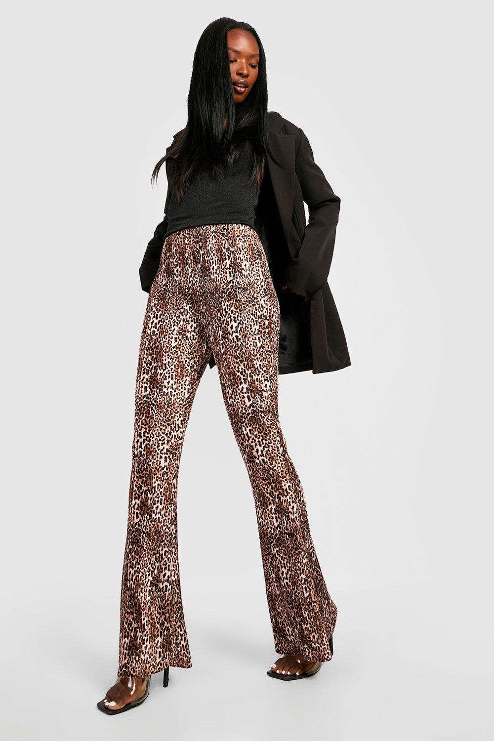Extreme flare leopard print pants (with gusset) : r/sewing