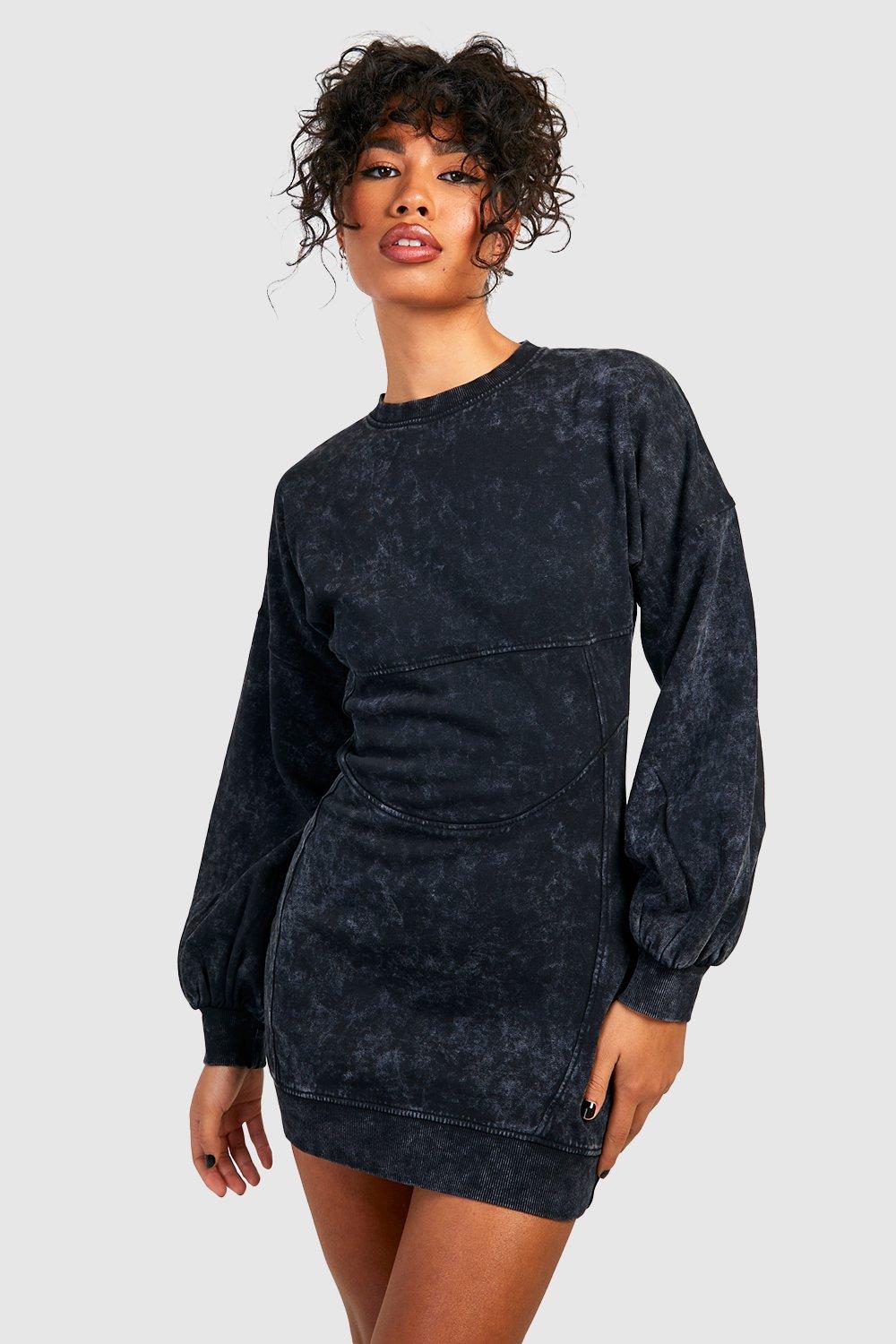 Velour hotsell sweatshirt dress