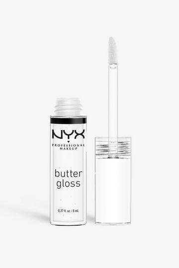 Clear NYX Professional Makeup Non-Sticky Butter Lip Gloss Clear