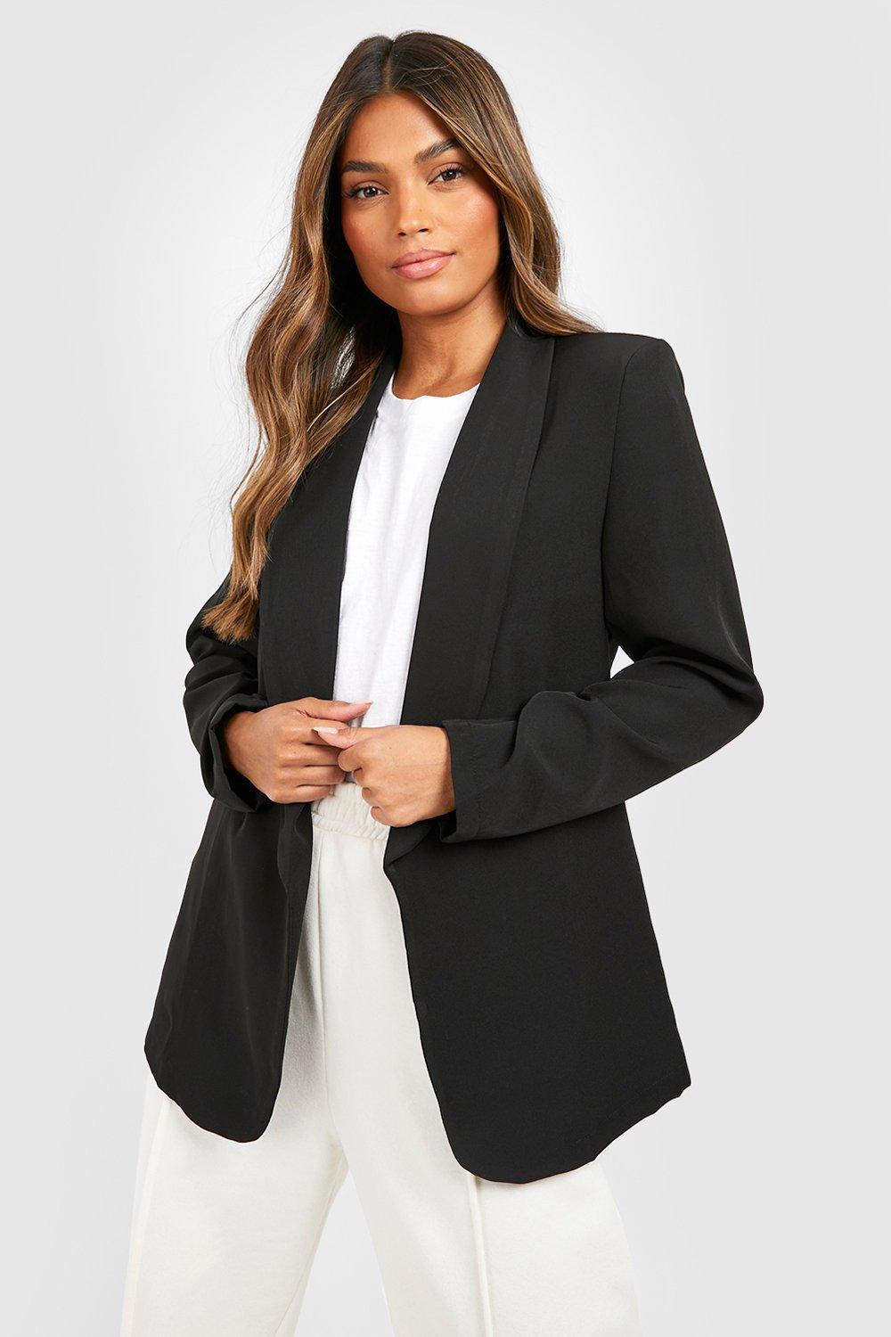 Simple sales black blazer