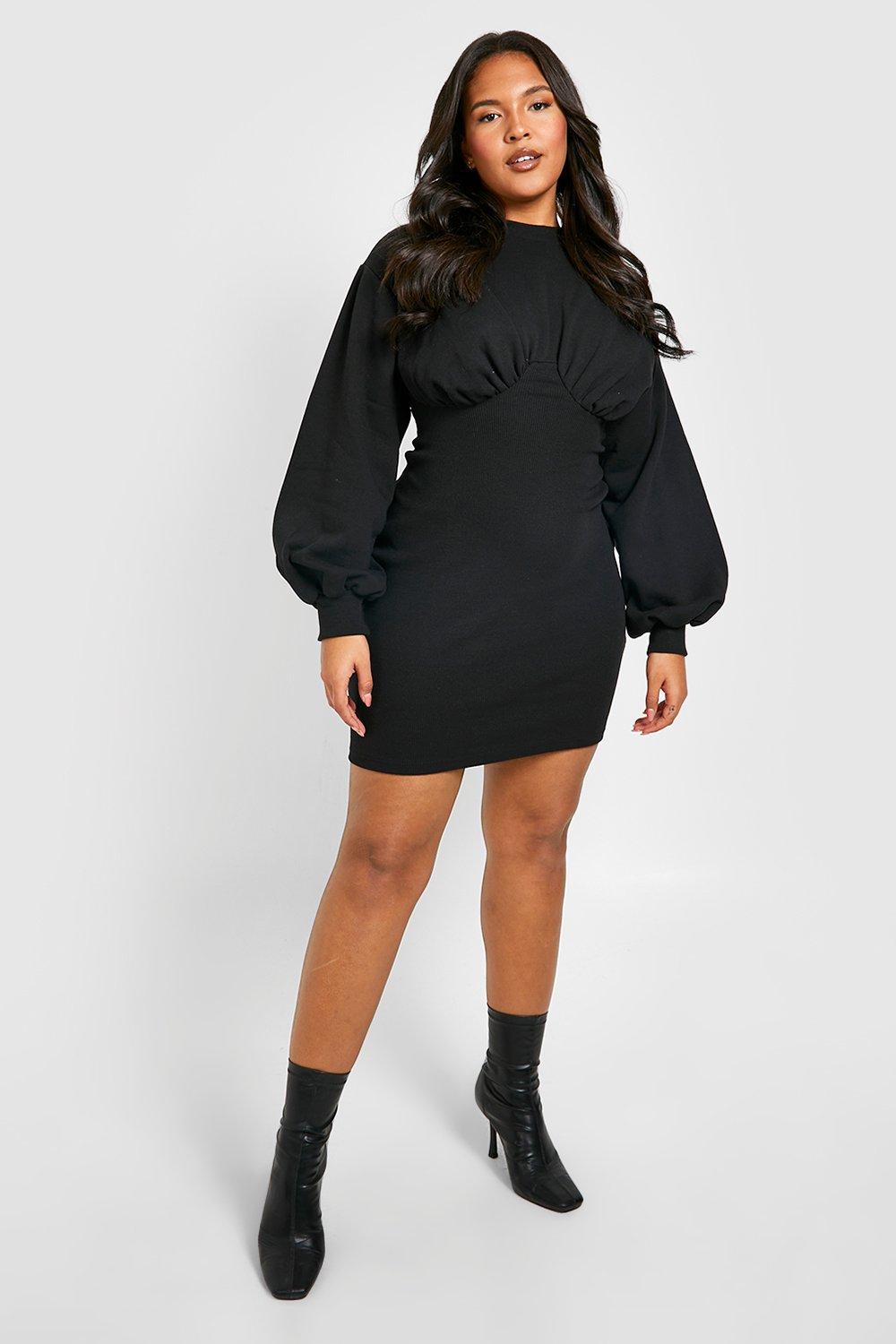 Plus size black sequin on sale jumper