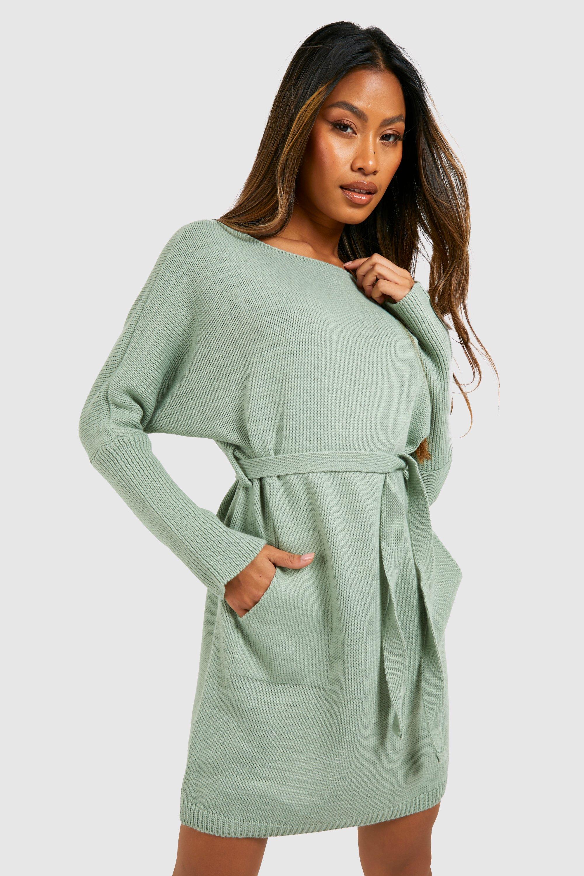 Tie up sale jumper dress