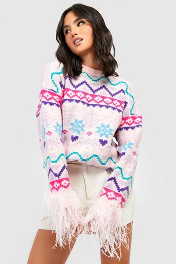 Pink Christmas Jumpers Boohoo Uk 8237