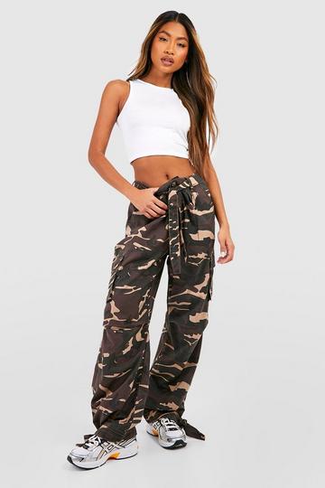 Cargo pants with belt | boohoo UK Cargo Pants With Belt | Boohoo Uk