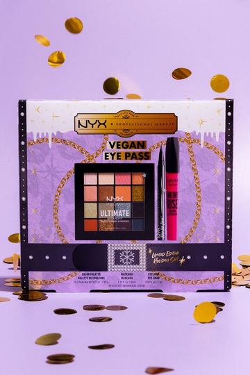 Black NYX Professional Makeup Vegan Eye Pass Gift Set