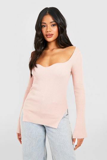 Sweetheart Neckline Tops Boohoo Uk