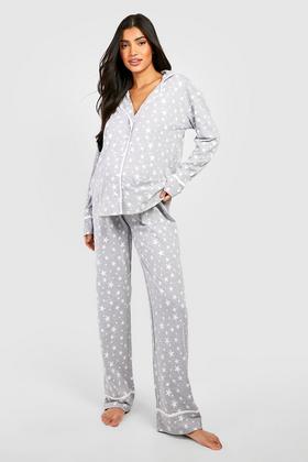 Maternity Wrap Front Nursing Pyjama Trouser Set