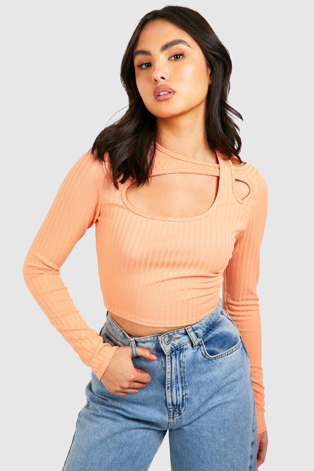 Orange cut out store top