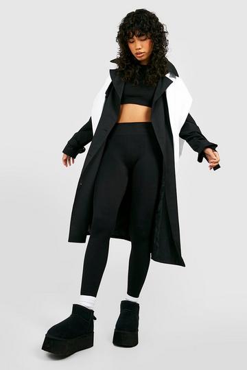 Black Ultra Mini Platform Cosy Boots