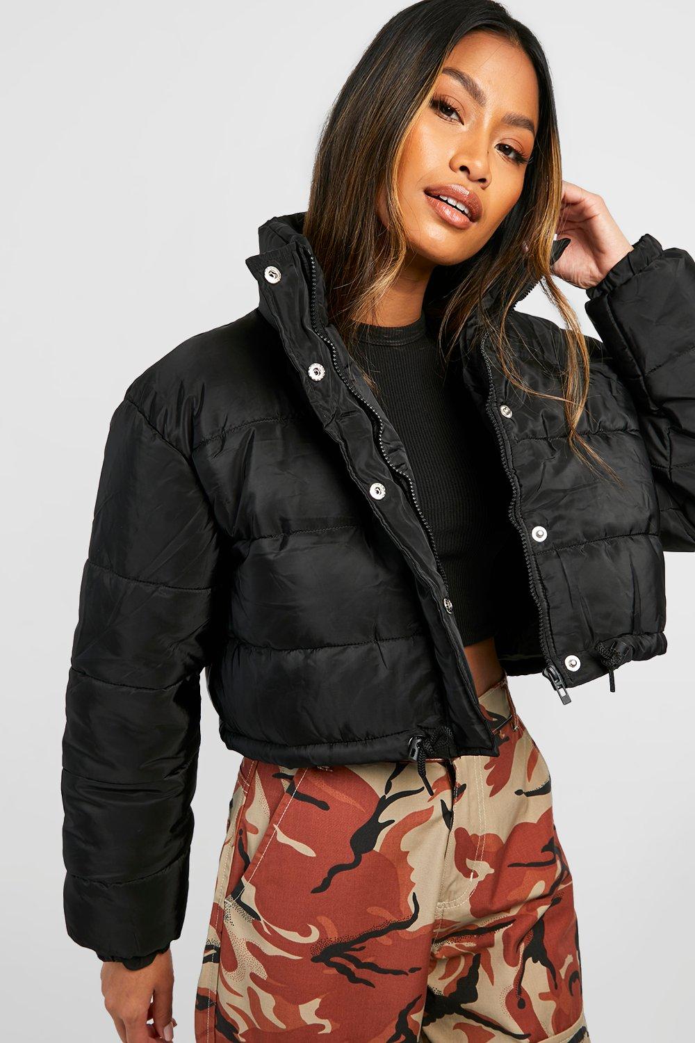 THE CROP DENIM PUFFER - Women's Coats - DENIMCRATIC