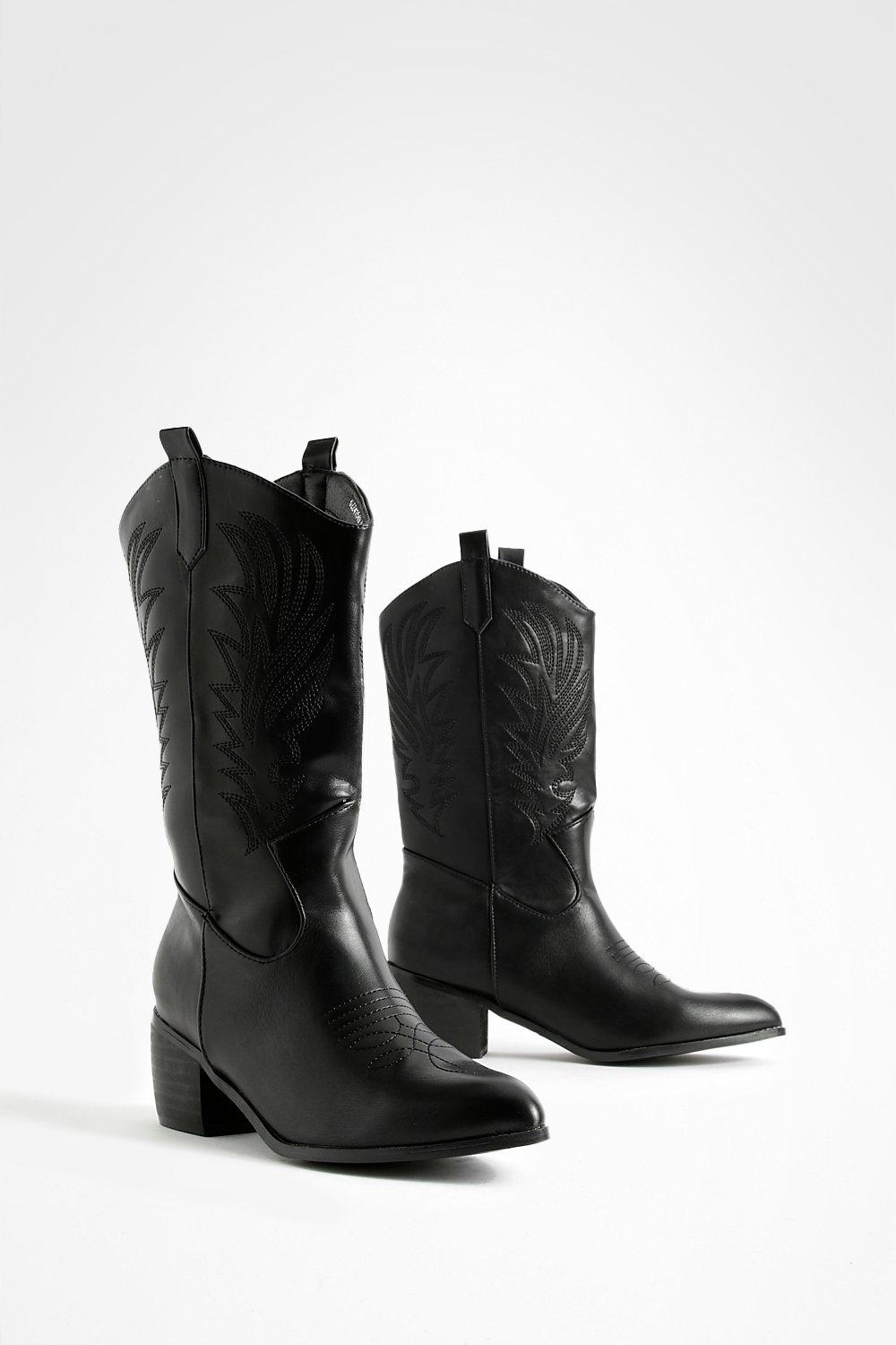 Diamante top cowboy boots