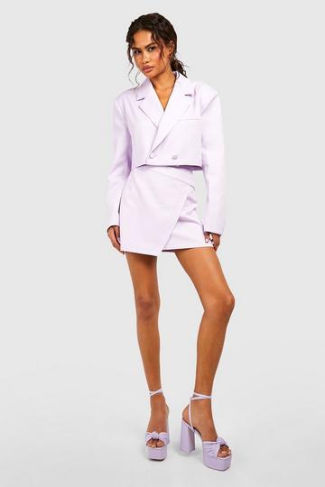 Soft Knot Detail 2 Part Platforms lilac