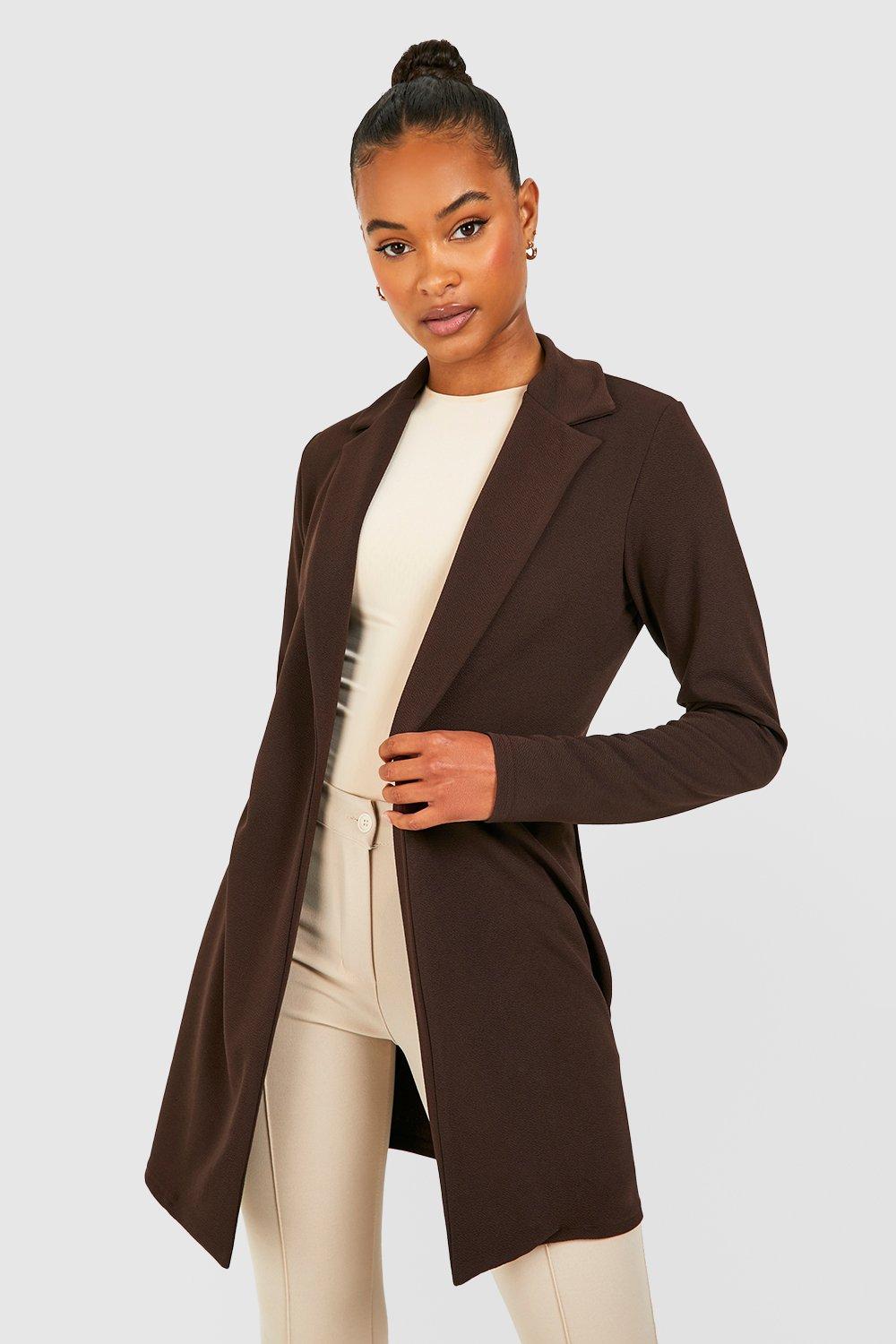 Long blazer coats sale