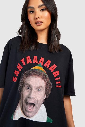 Elf Christmas License T-shirt black