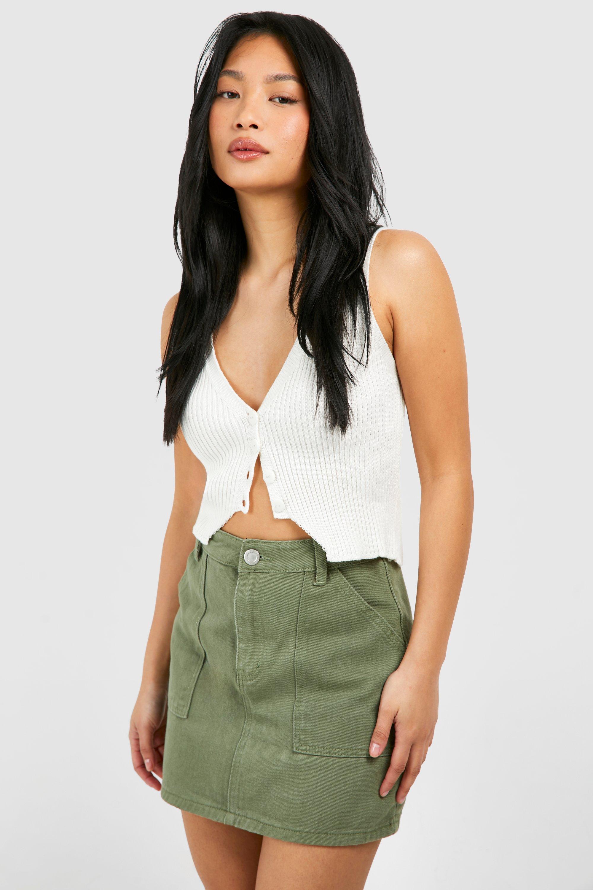 Long khaki hotsell skirts 40