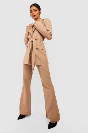 Split Side Slim Fit Dress Pants