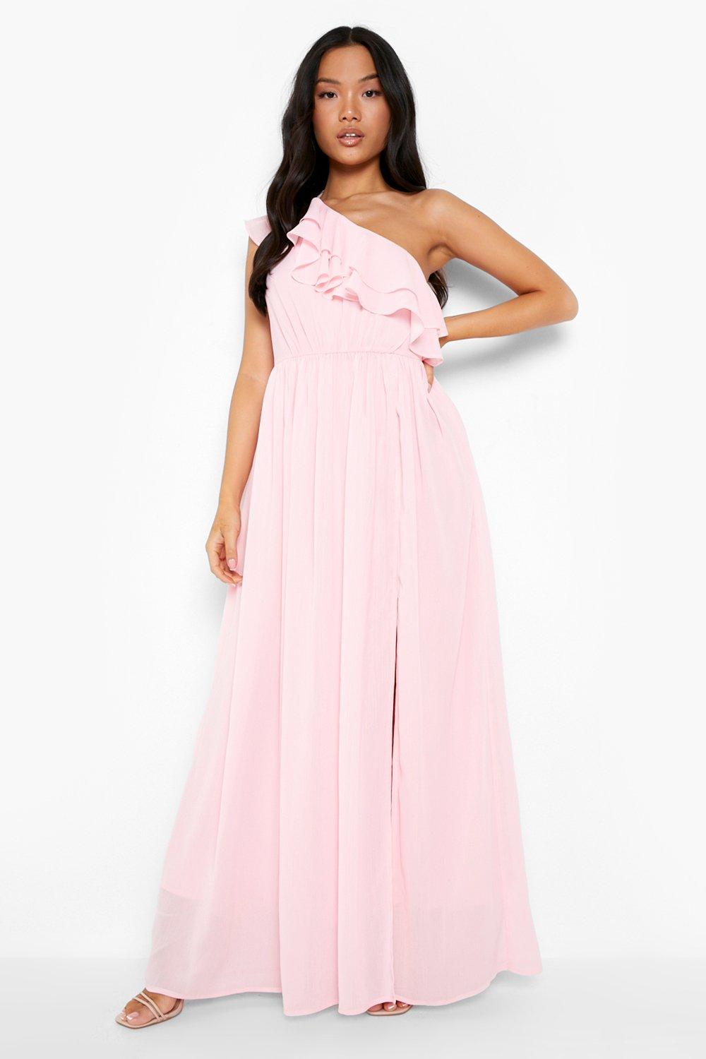 Boohoo dusty hot sale pink dress