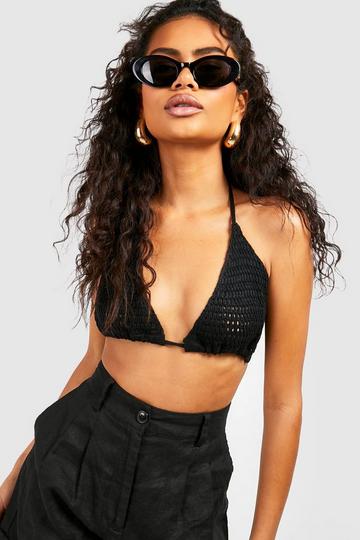 Black Crochet Bralet